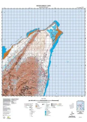 1754-3 North West Cape Topographic Map by Landgate (2015)