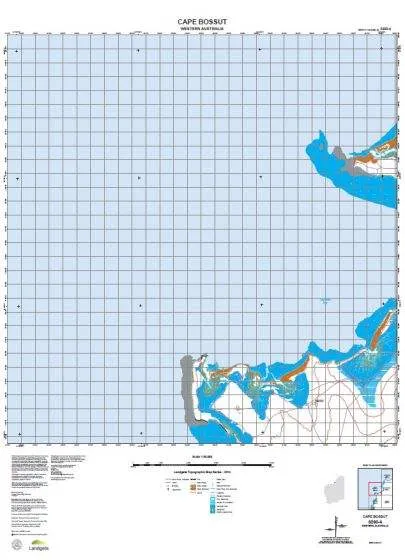 3260-4 Cape Bossut Topographic Map by Landgate (2015)