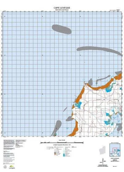 3465-2 Cape Leveque Topographic Map by Landgate (2015)