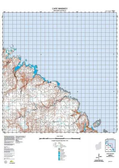 4469-4 Cape Whiskey Topographic Map by Landgate (2015)