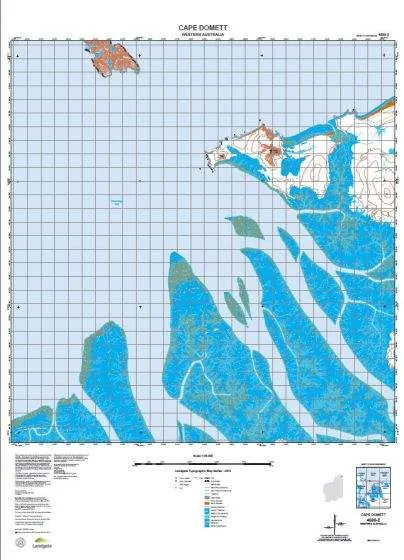 4568-2 Cape Domett Topographic Map by Landgate (2015)