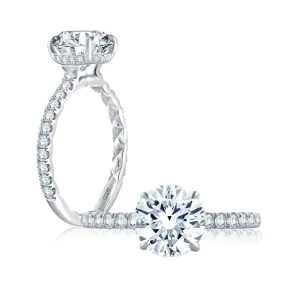 A. JAFFE Diamond Engagement Ring