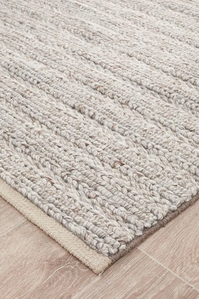 Aamani Handwoven  Natural Rug