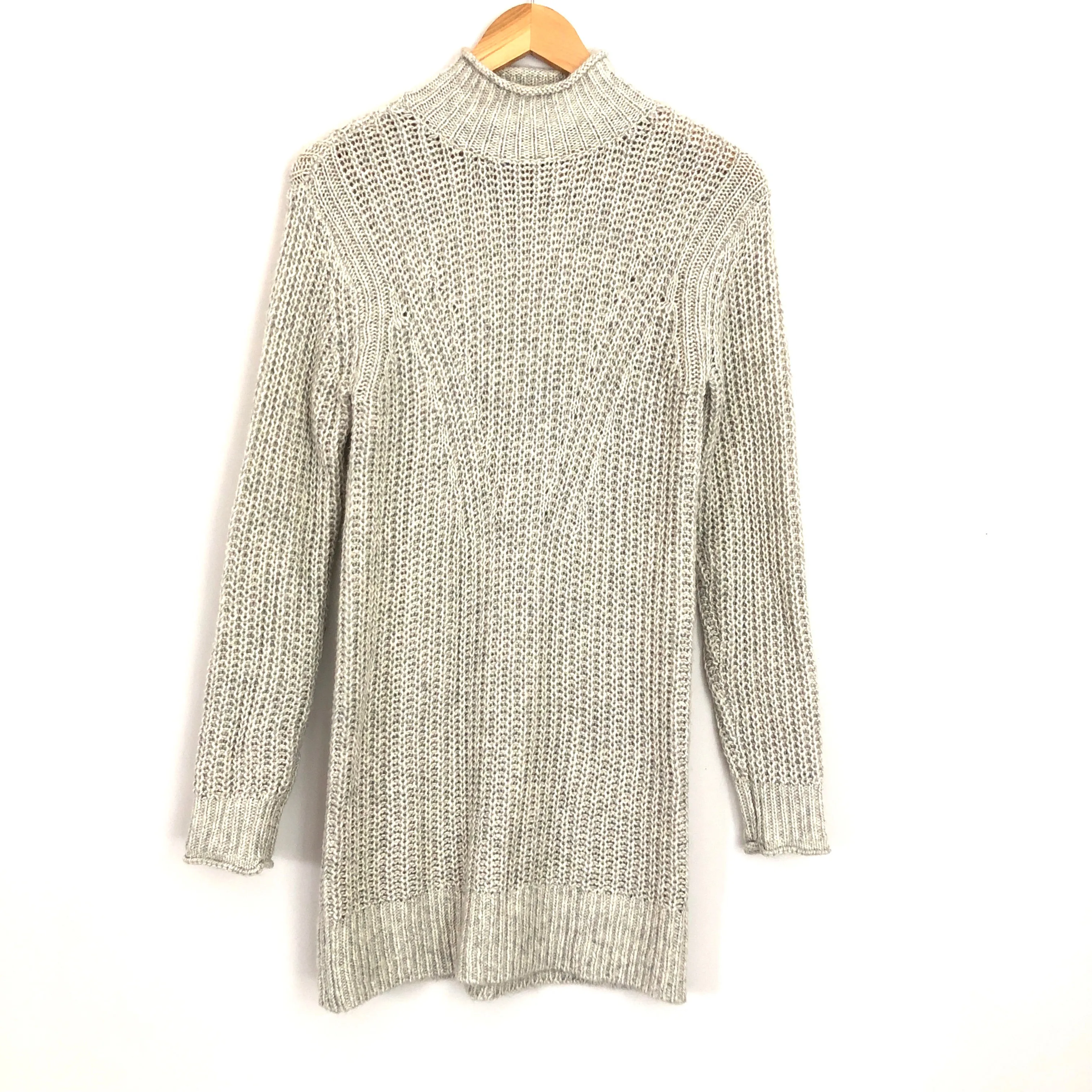 Abercrombie & Fitch Grey Turtleneck Sweater Dress- Size XS (no lining)