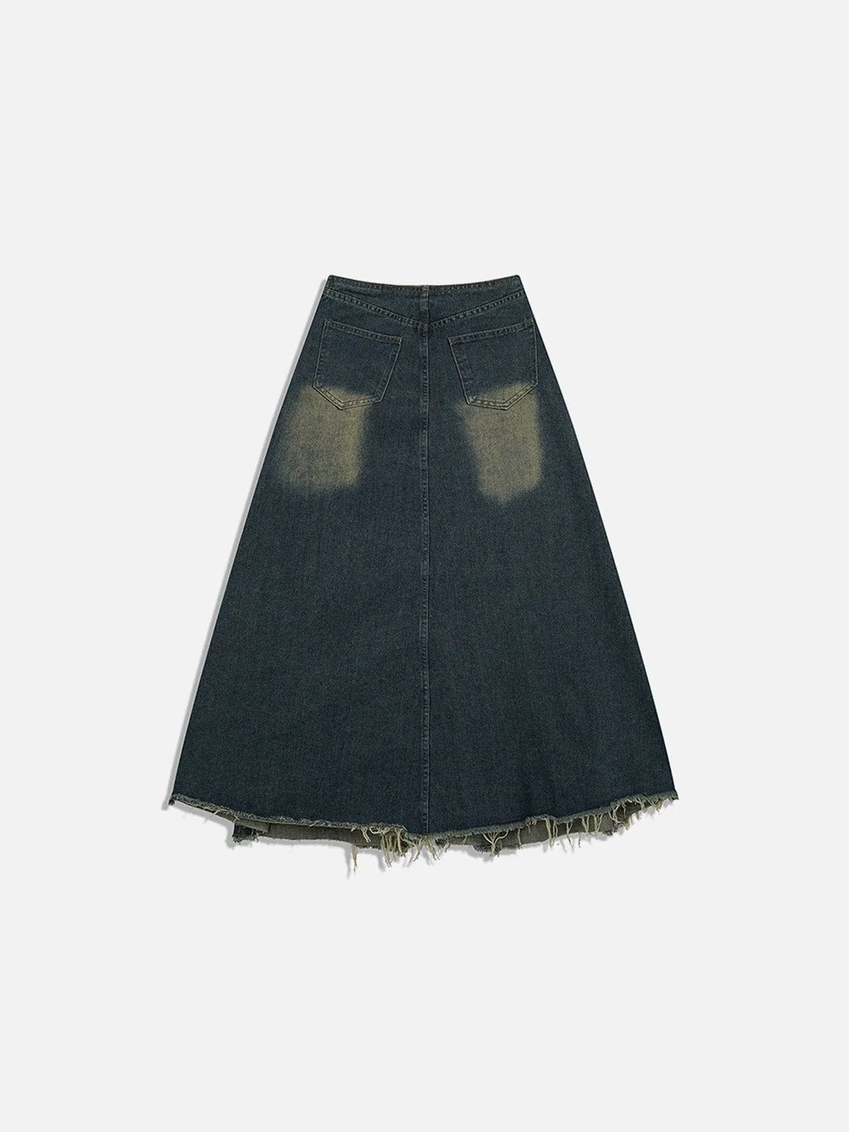 Aelfric Eden Slit Washed Denim Skirt