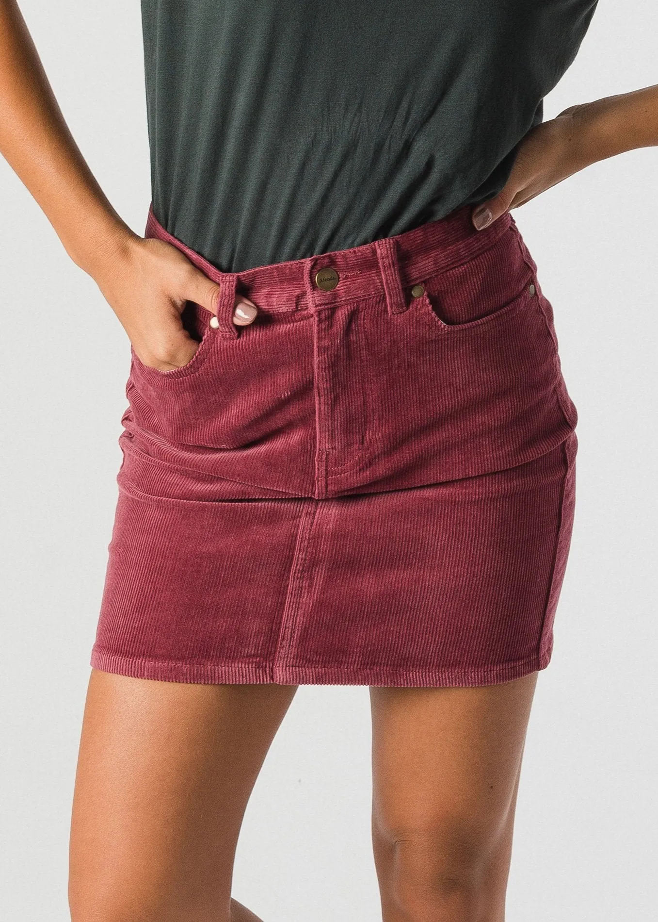 Afends Womens Chevy - Corduroy Skirt