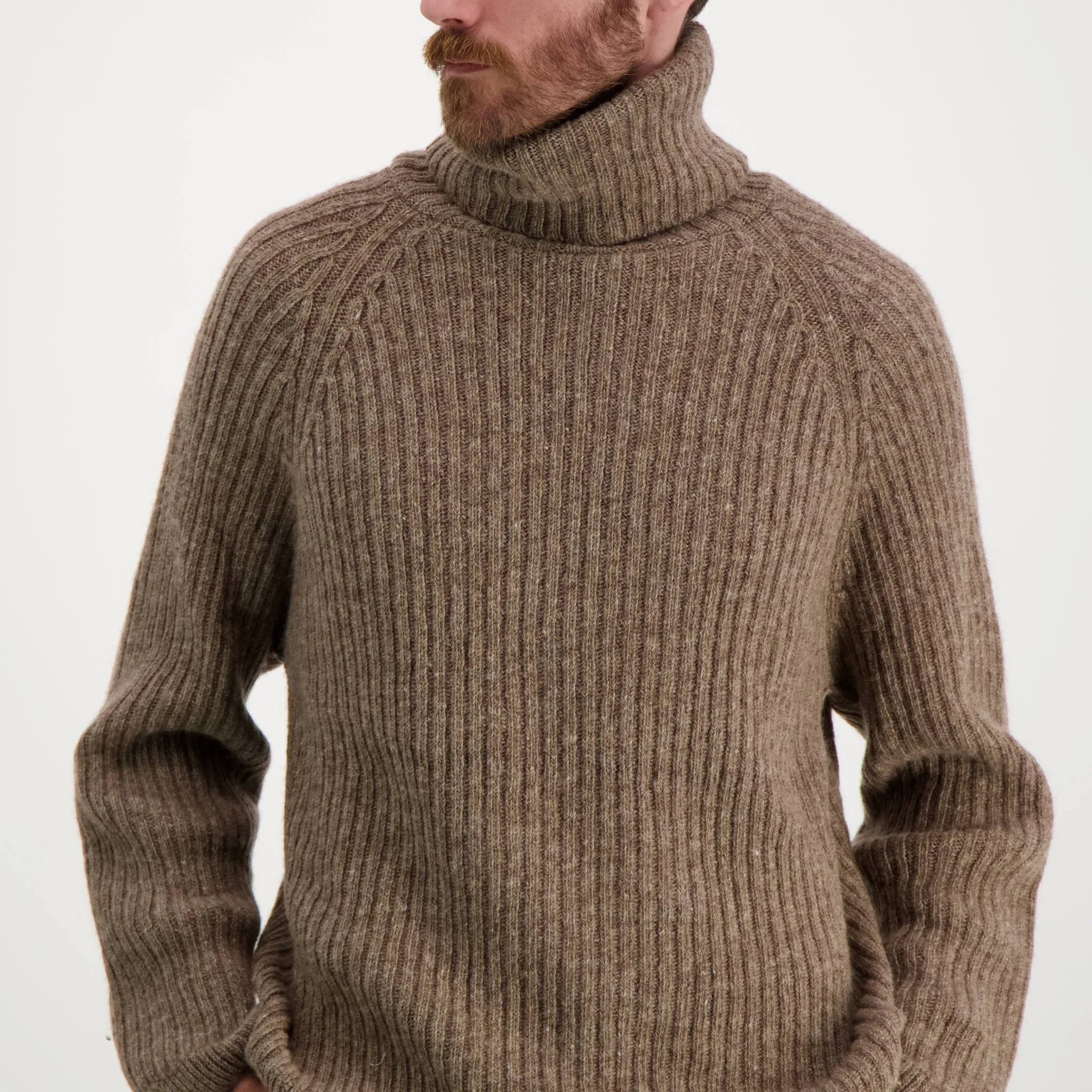 Alex Roll-Neck Beige