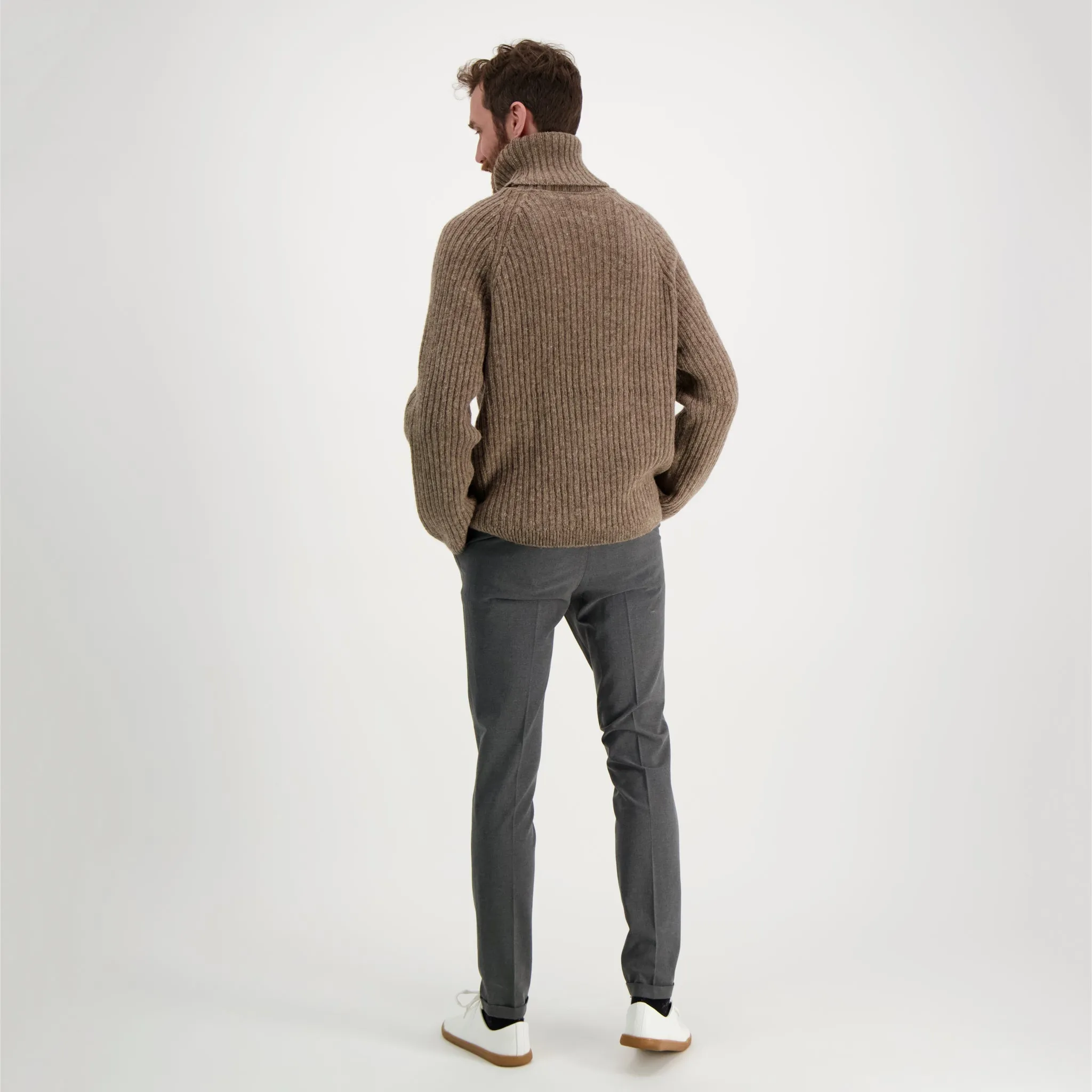 Alex Roll-Neck Beige