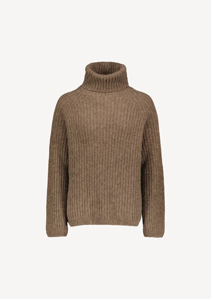 Alexa Roll-Neck Beige