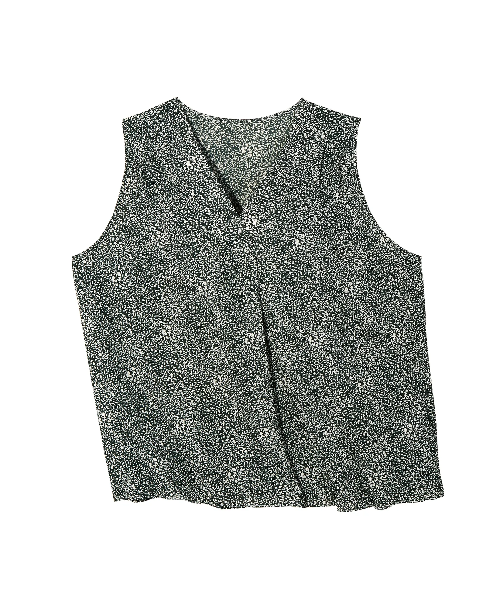 Aliconte Sleeveless Top | Teal / White