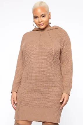 All In Sweater Dress - Mocha