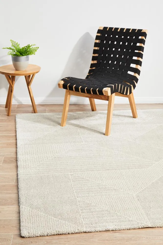 Almeria Soft Grey Modern Rug