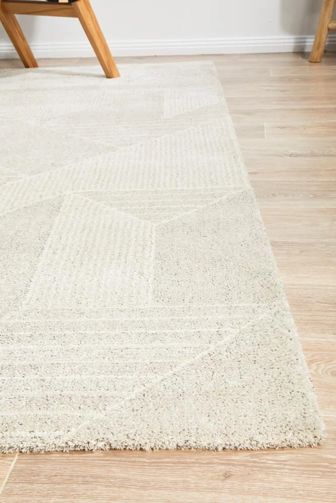 Almeria Soft Grey Modern Rug