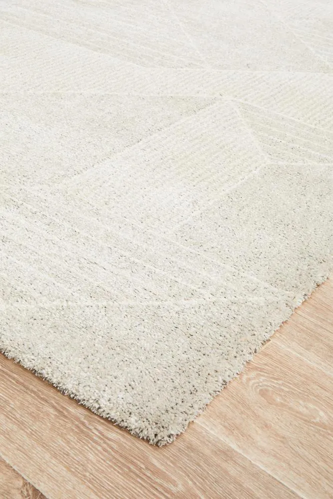 Almeria Soft Grey Modern Rug