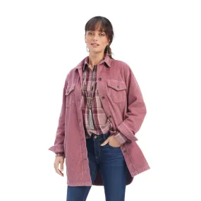 'Ariat' Women's On the Run Shacket Shirt Jacket - Nostalgia Rose