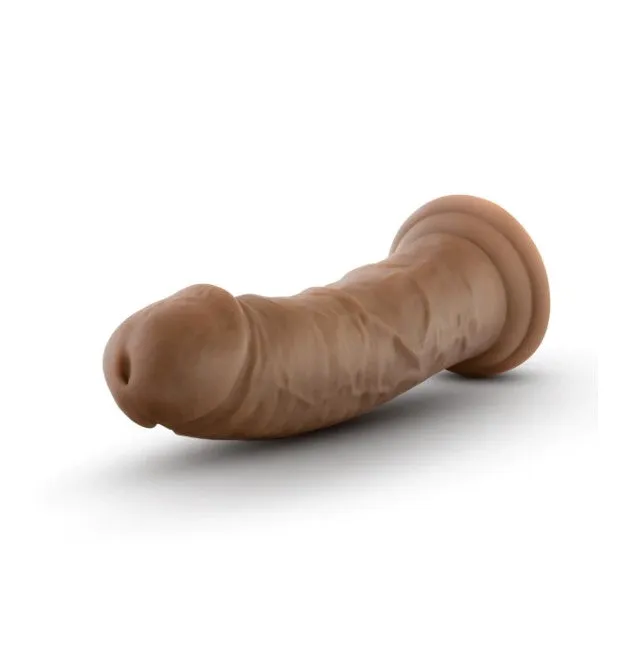 Au Naturel Dildo with Suction - 8 inch (Caramel)