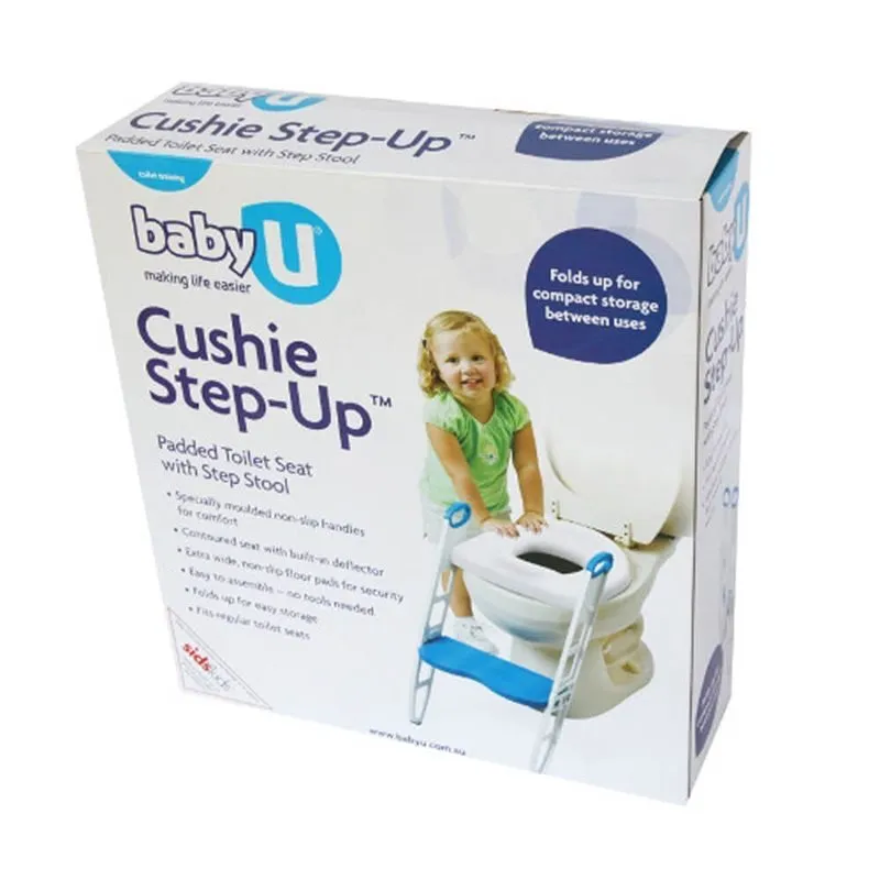 Baby U Cushie Step Up Stool Toilet Seat