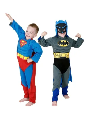 Batman To Superman REVERSIBLE Costume for Kids - Warner Bros DC Comics