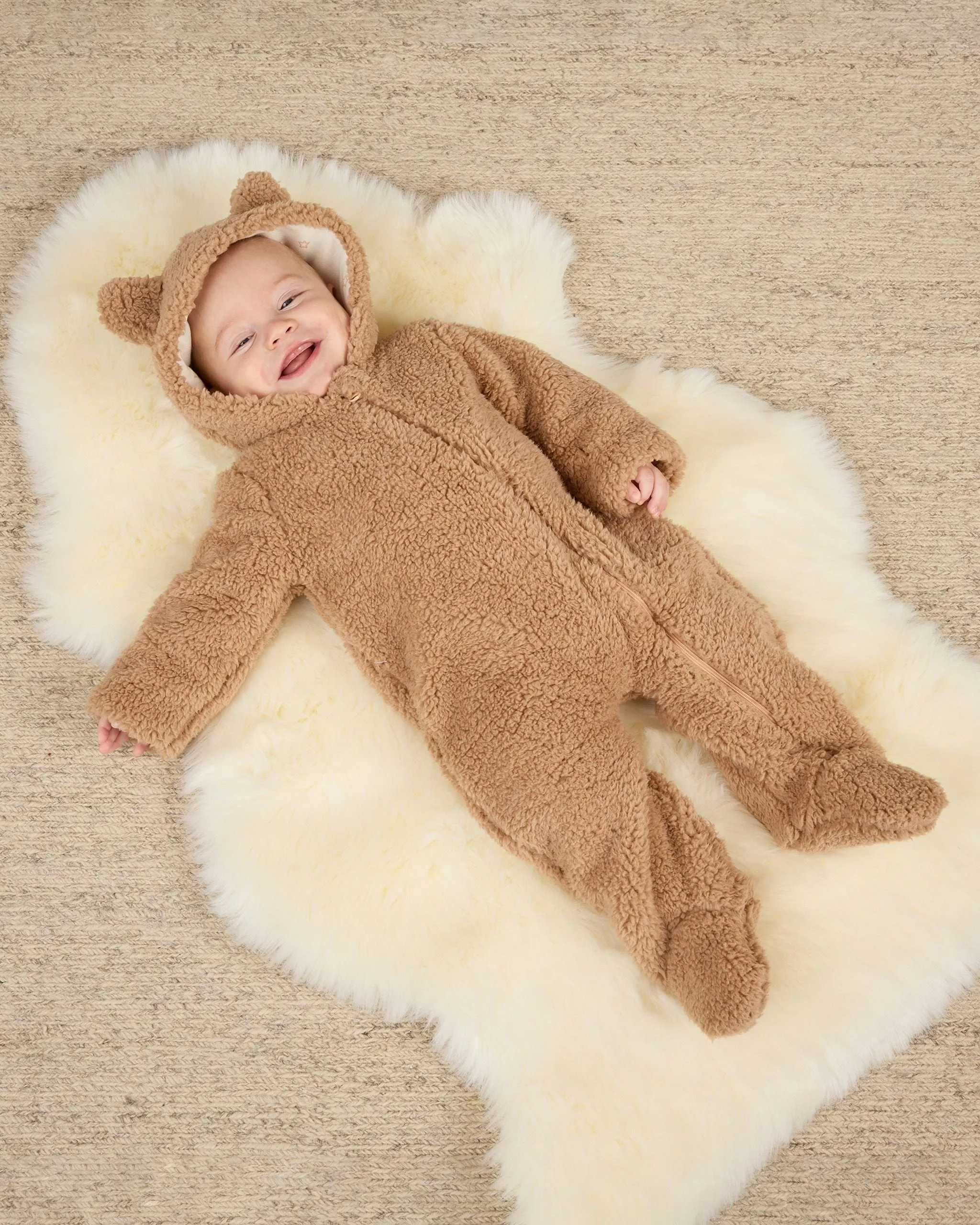 Bear Jumpsuit | Beige