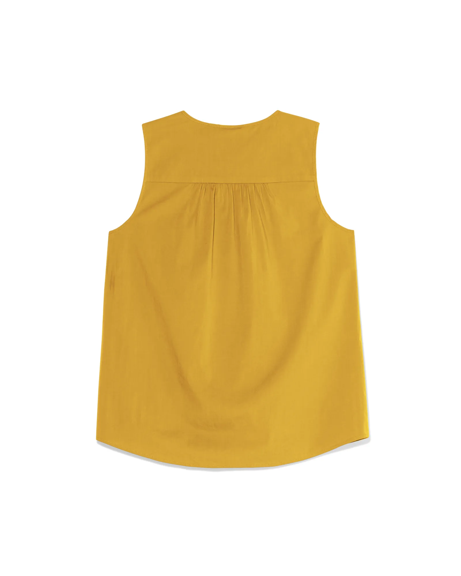 Becka Poplin Blouse | Yellow