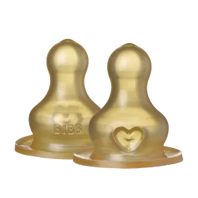 BIBS Bottle Nipple 2-pack - Medium Flow