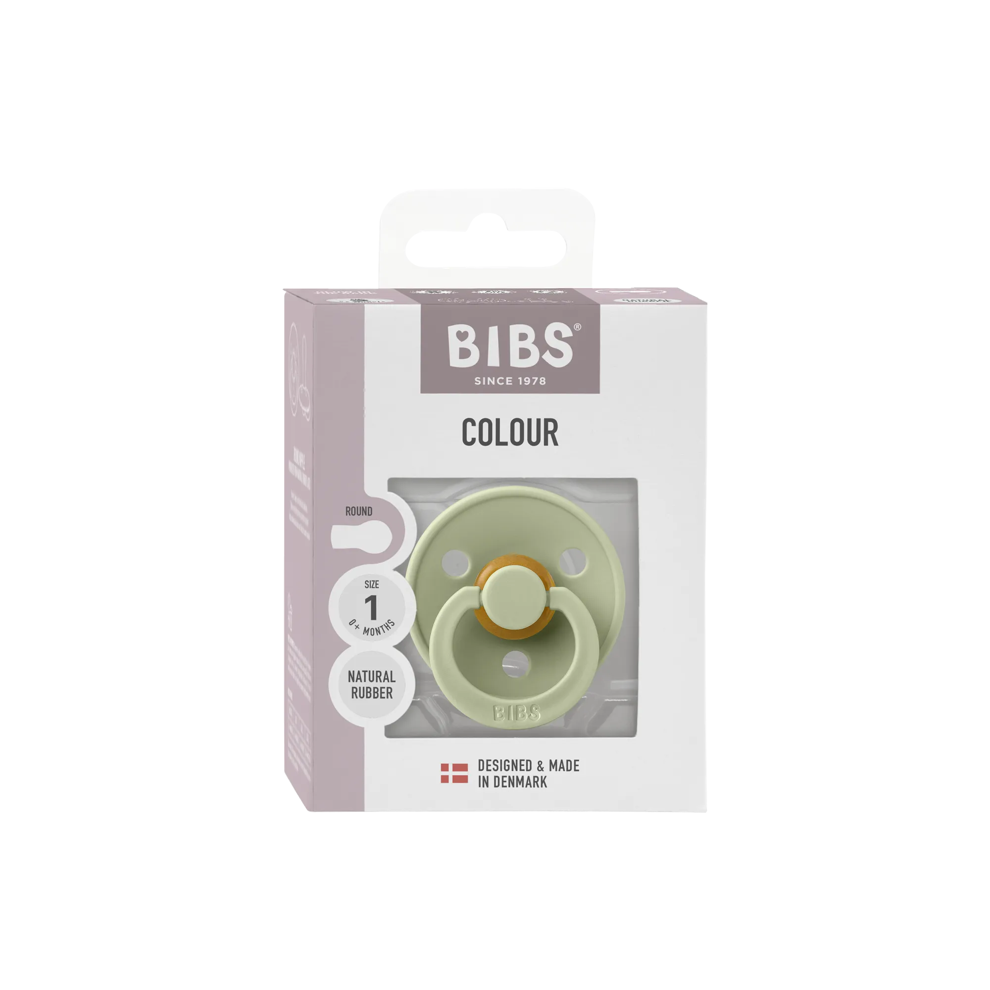 BIBS Colour 1-Pack Sage - SIZE 1