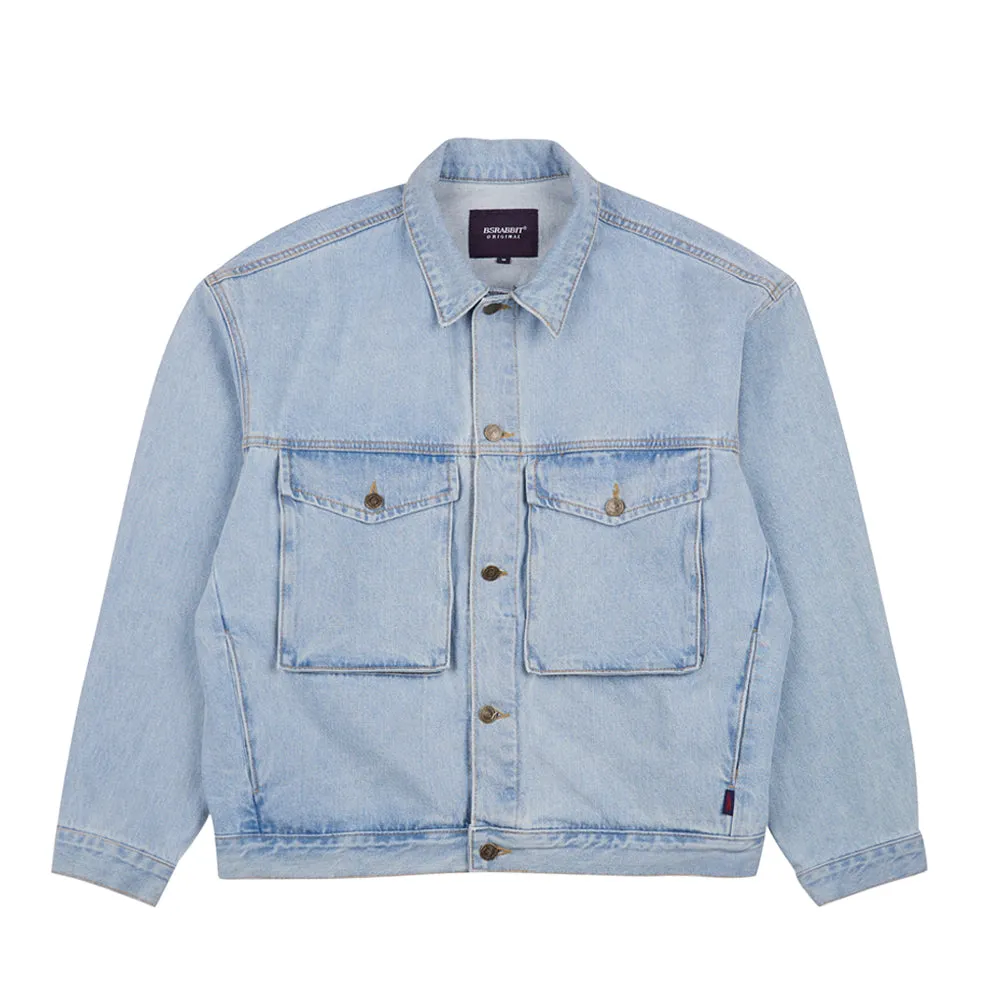 BIG CARGO LOOSEFIT DENIM JACKET LIGHTBLUE