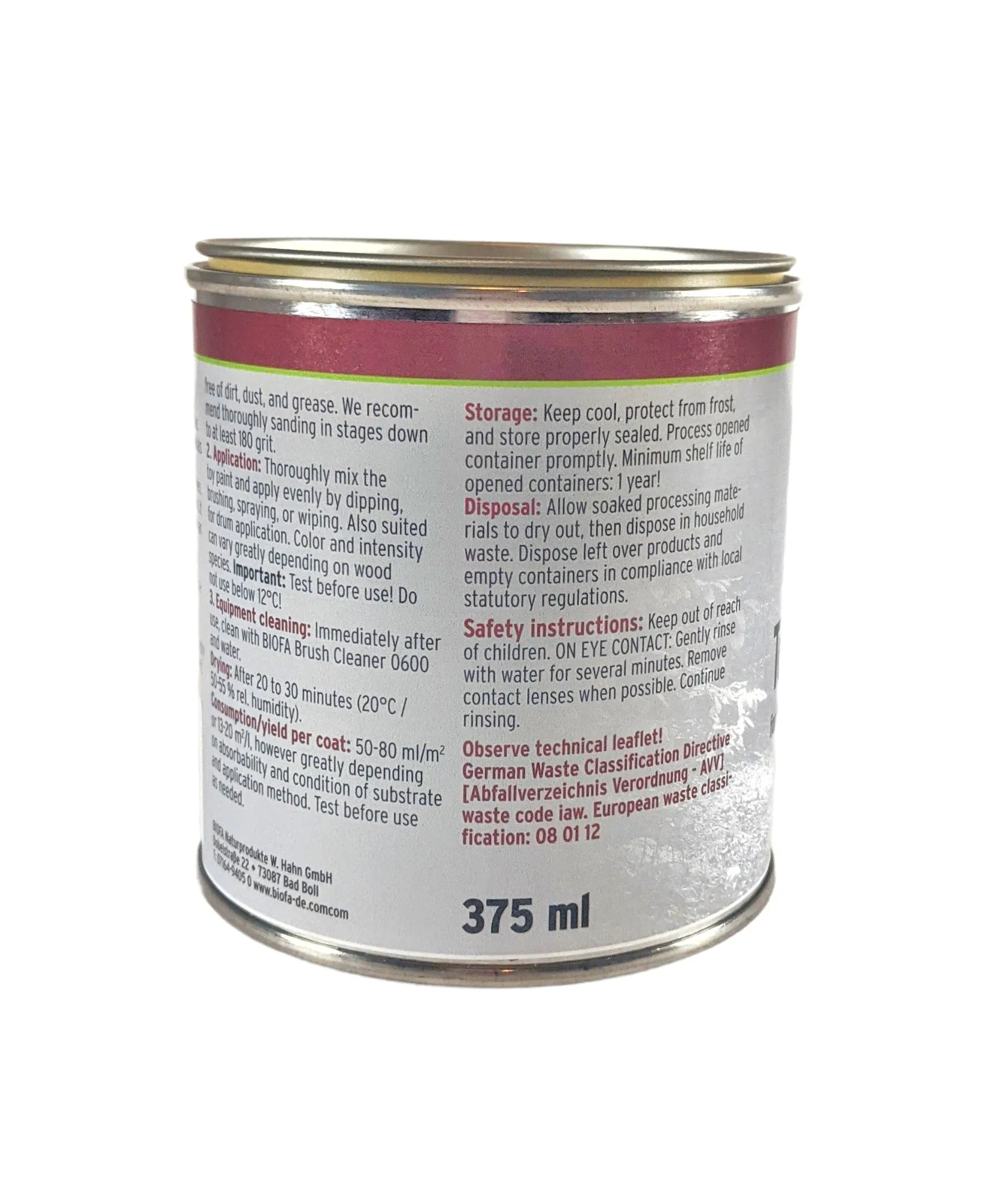 BIOFA Aqua Paint 8005 - .375l