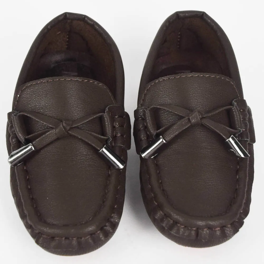 Black & Brown Slip On Loafers