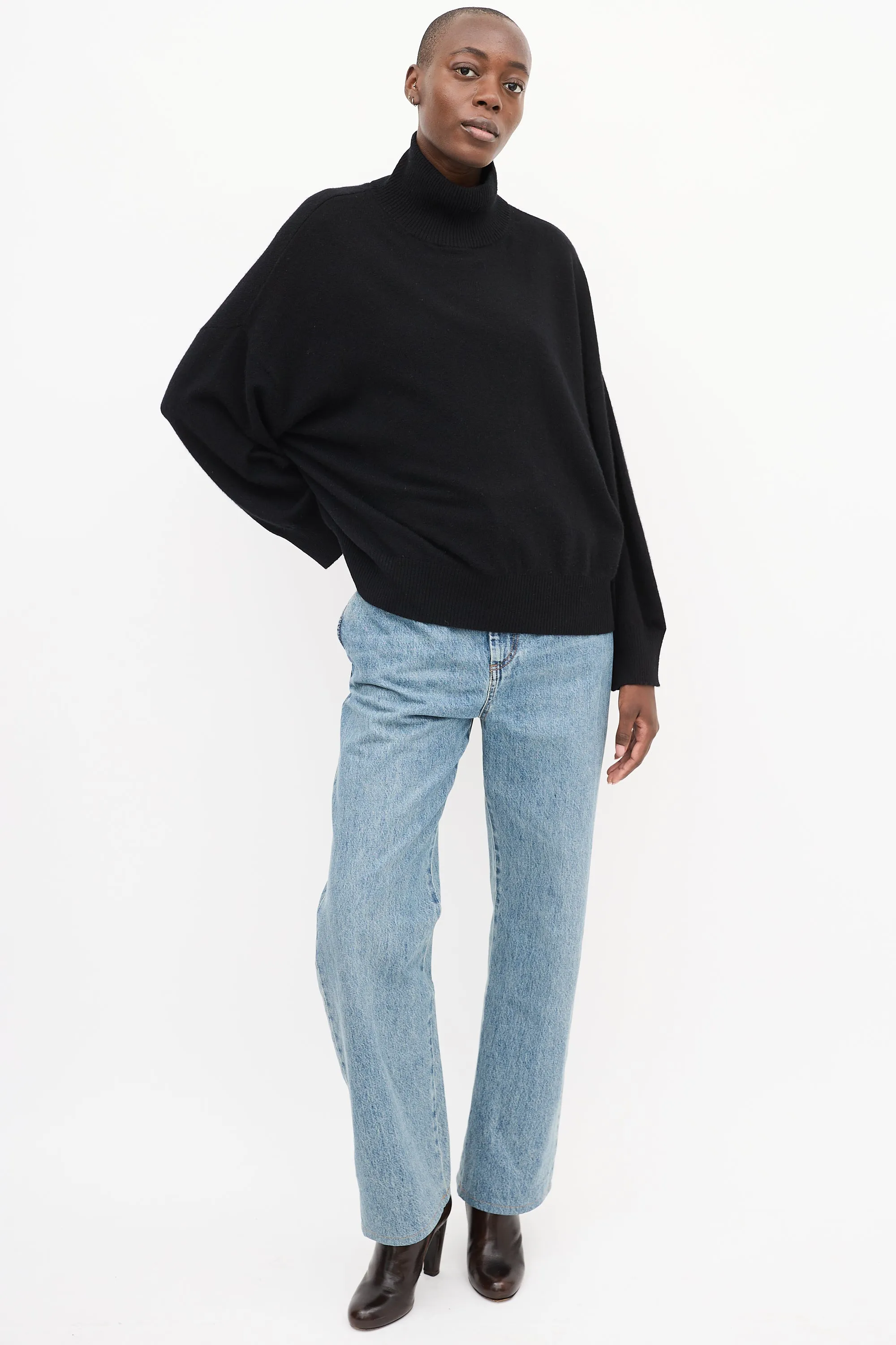 Black Cashmere Murano Sweater