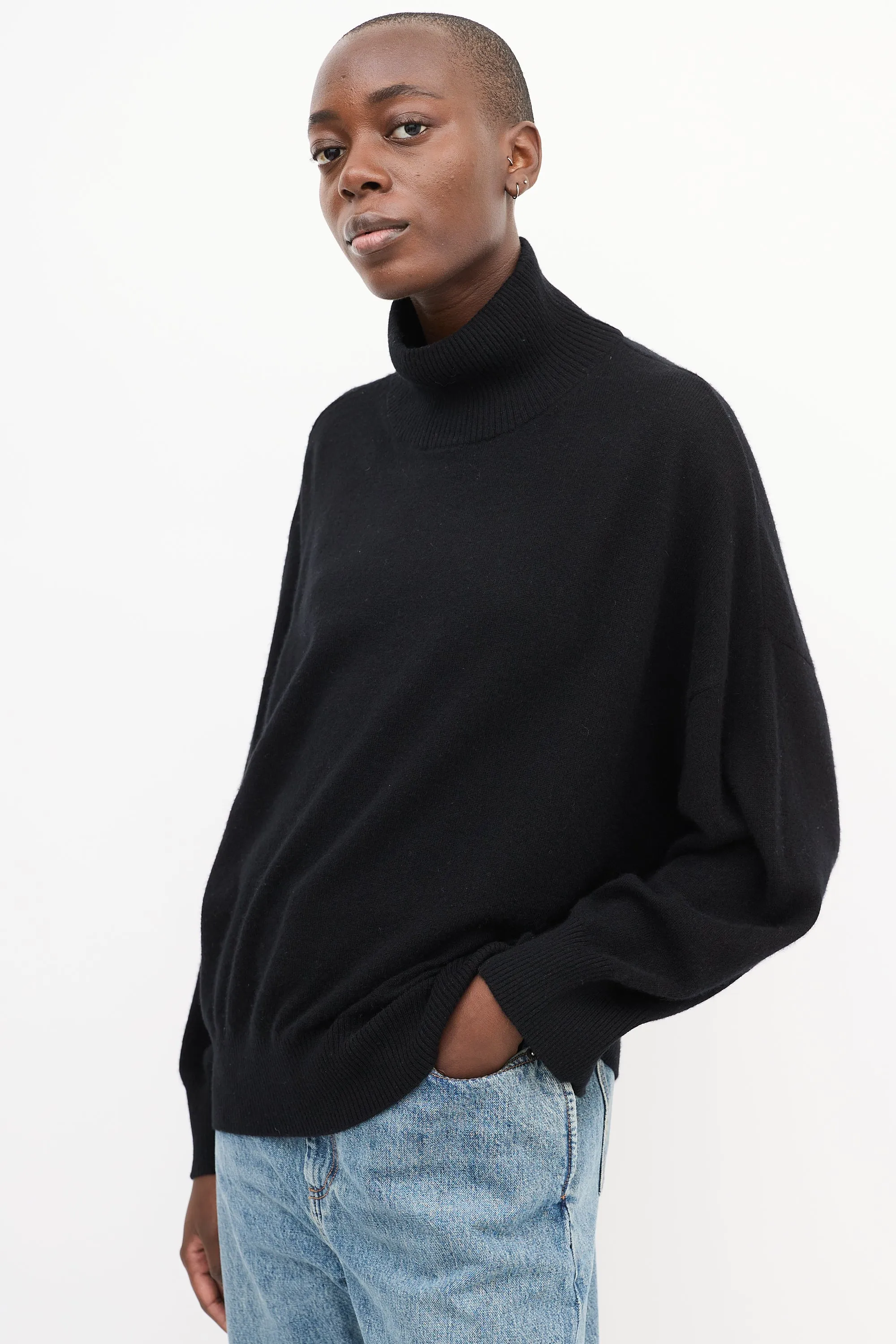 Black Cashmere Murano Sweater