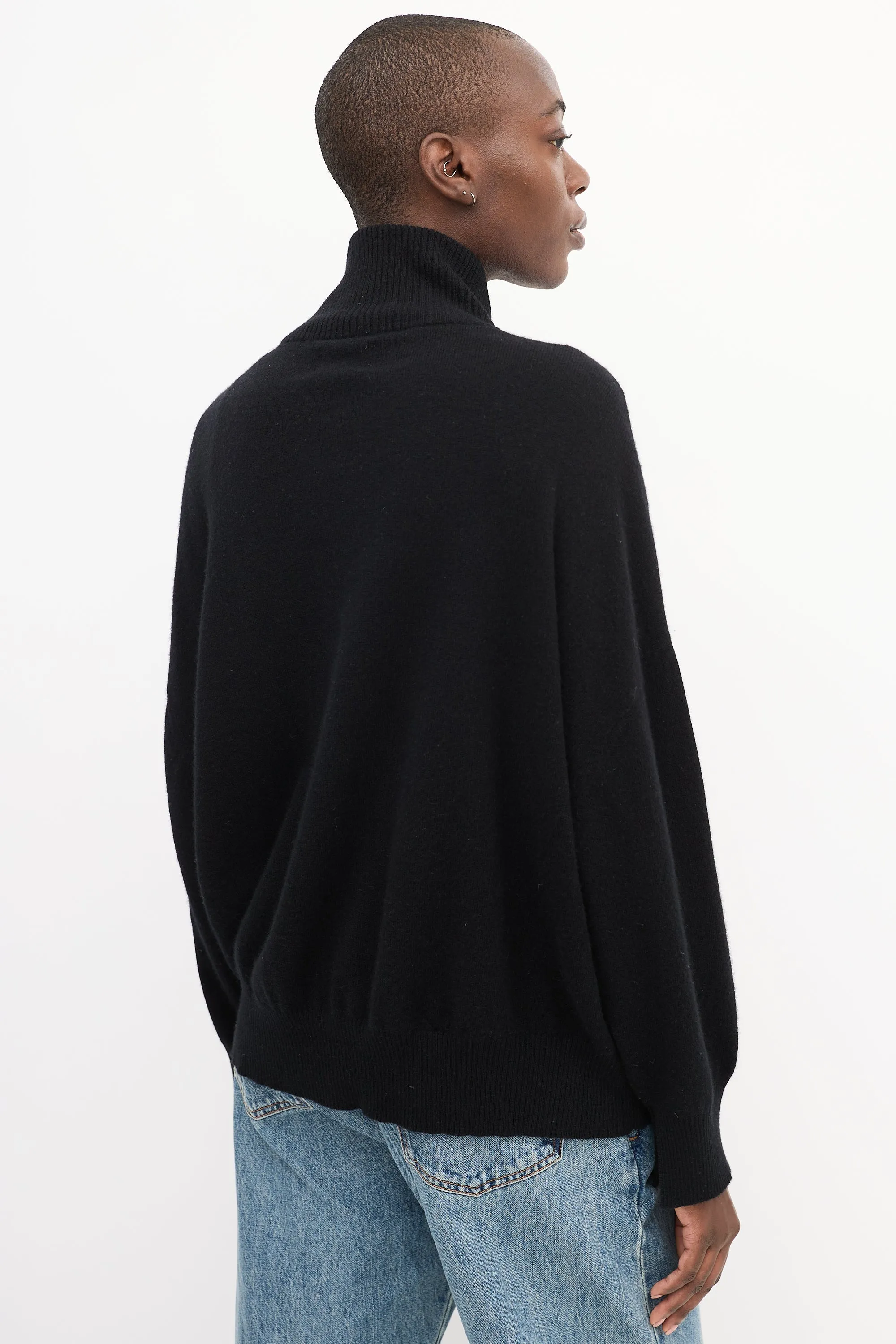 Black Cashmere Murano Sweater