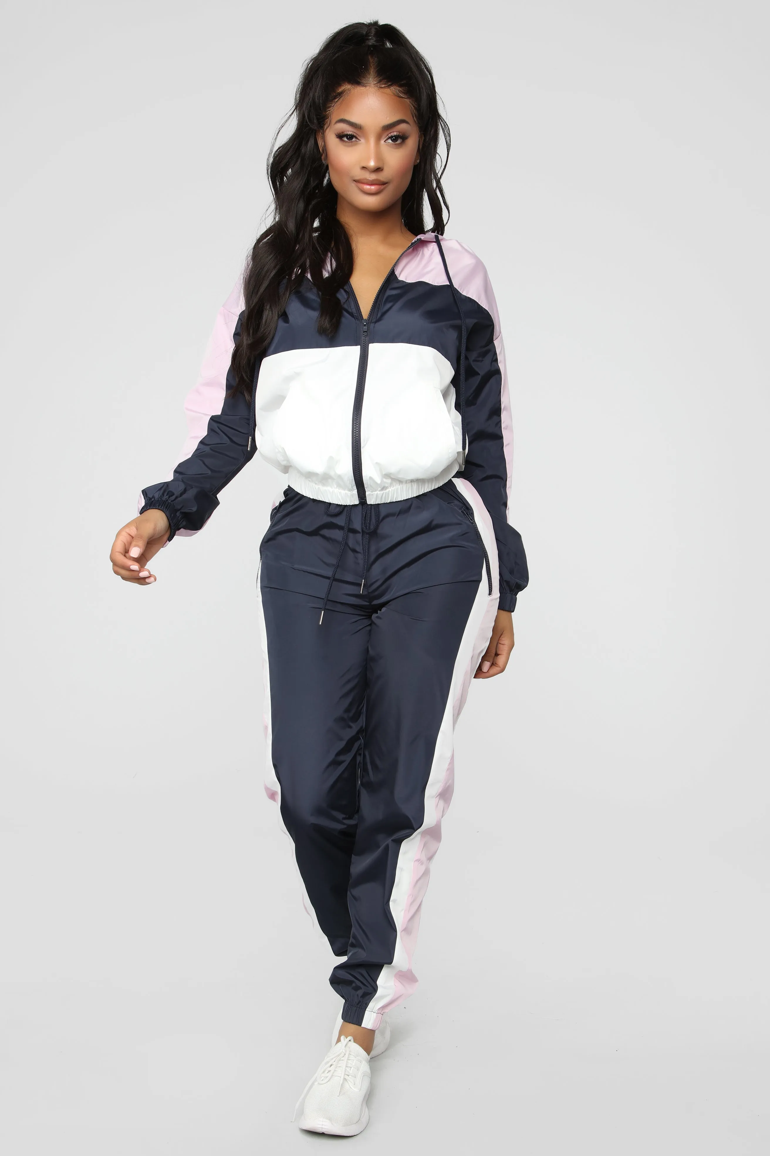 Blocking You Windbreaker Pant - Lavender/combo