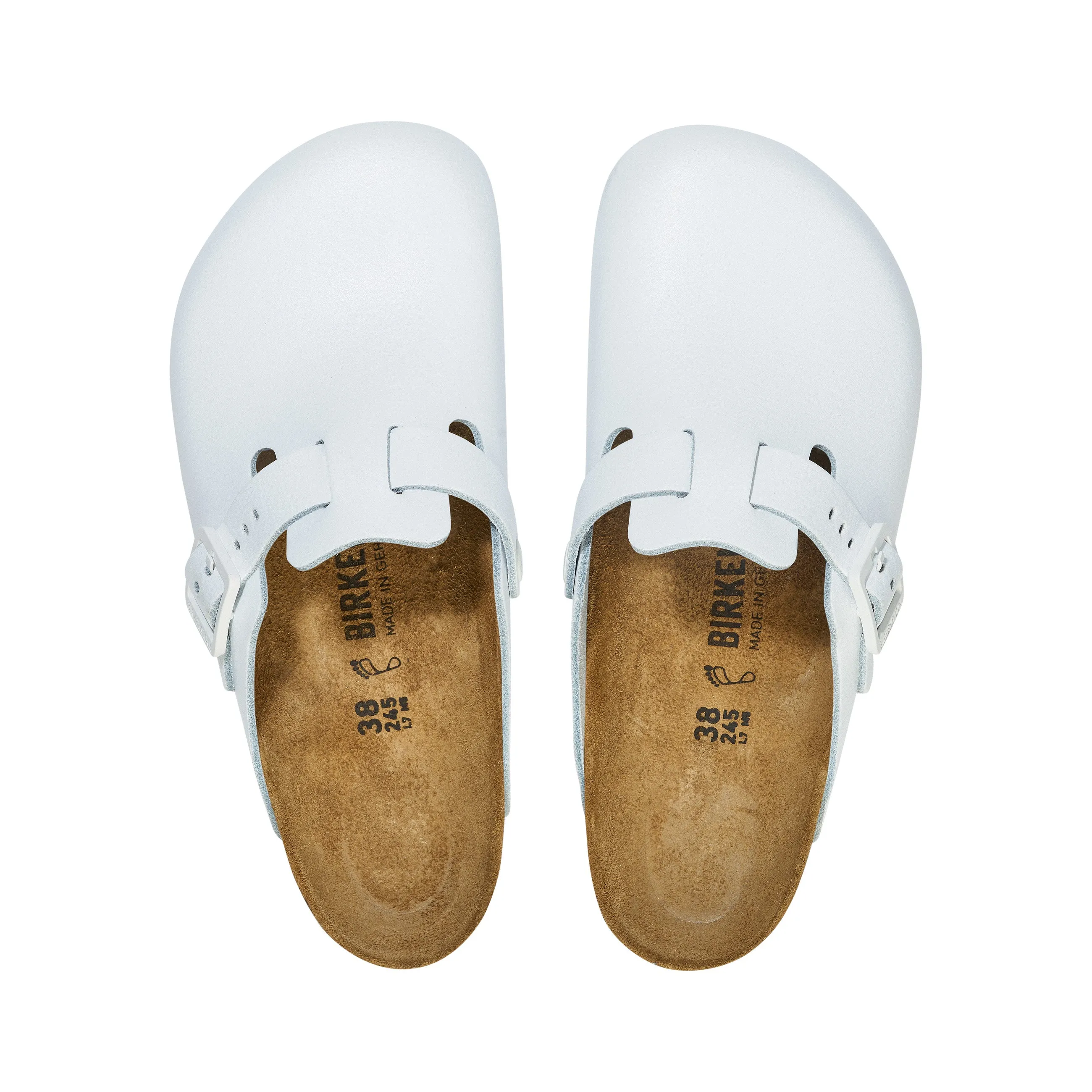 Boston Pro White PU Coated Natural Leather