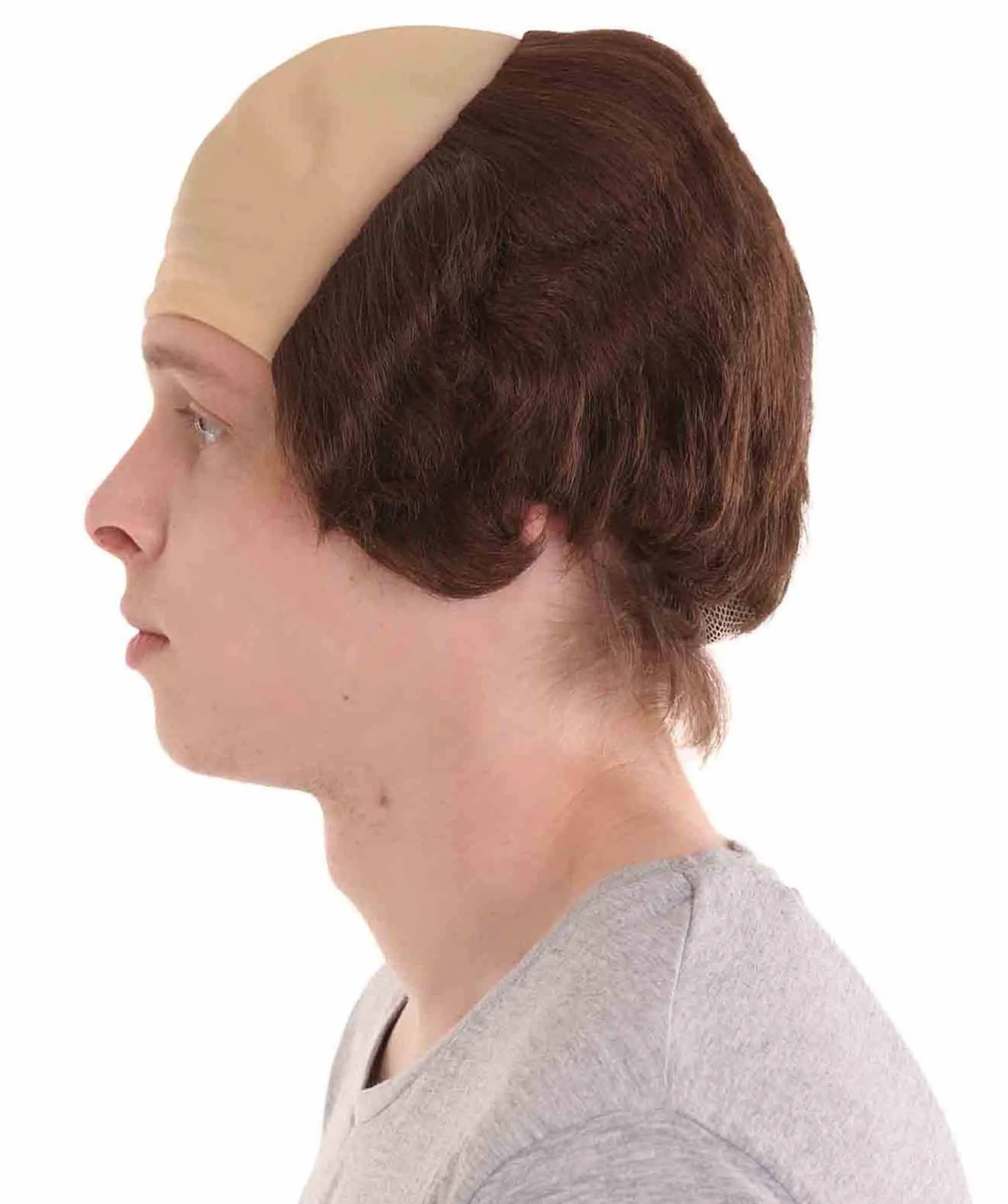 Brown Balding Mens Wig | Wig With Cap