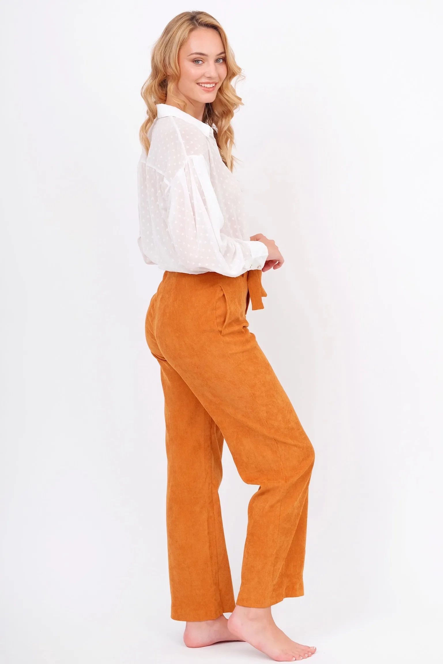 Camel High Rise Slacks