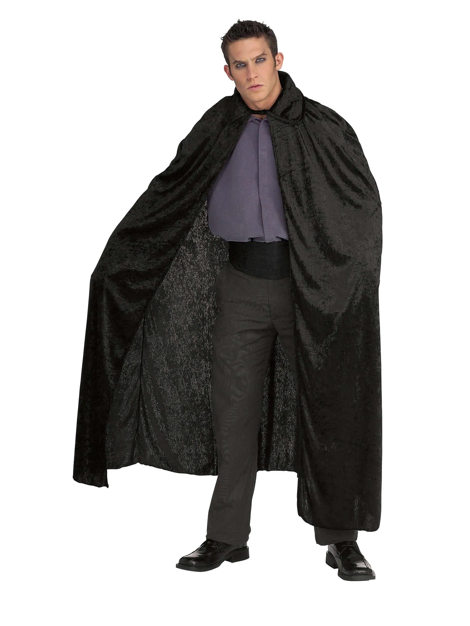 Cape - Crushed Velvet - Black