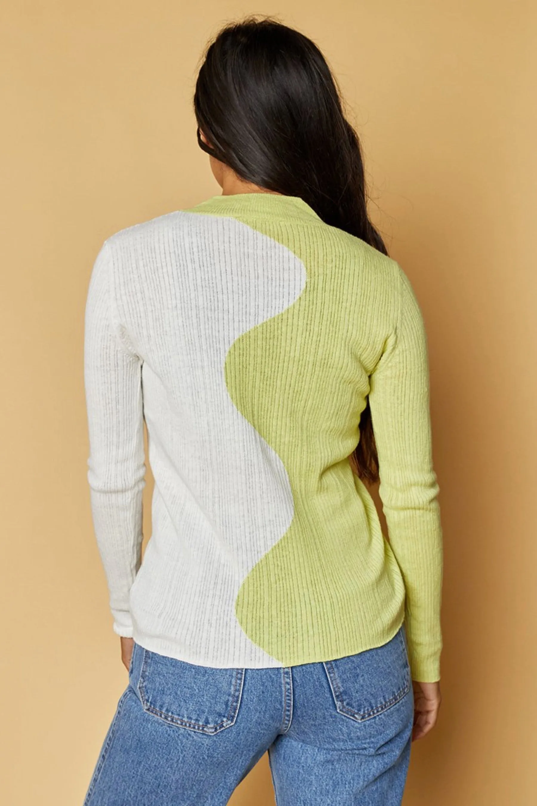 Celery   Natural Onda Turtleneck