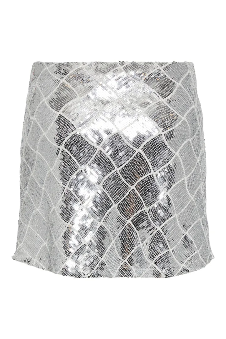 Chekka Sequin Mini Skirt