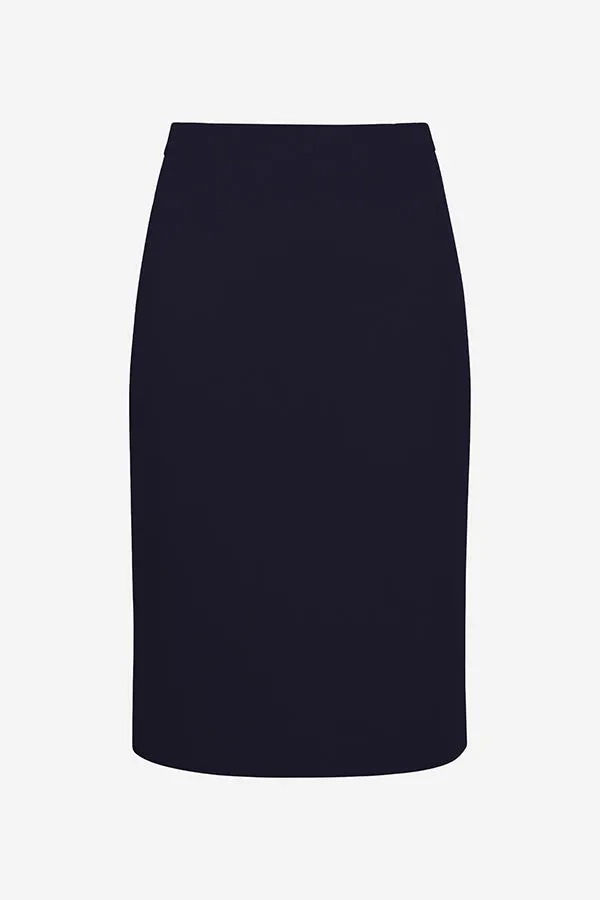 Cobble Hill Skirt - Washable Wool Twill :: Dark Navy