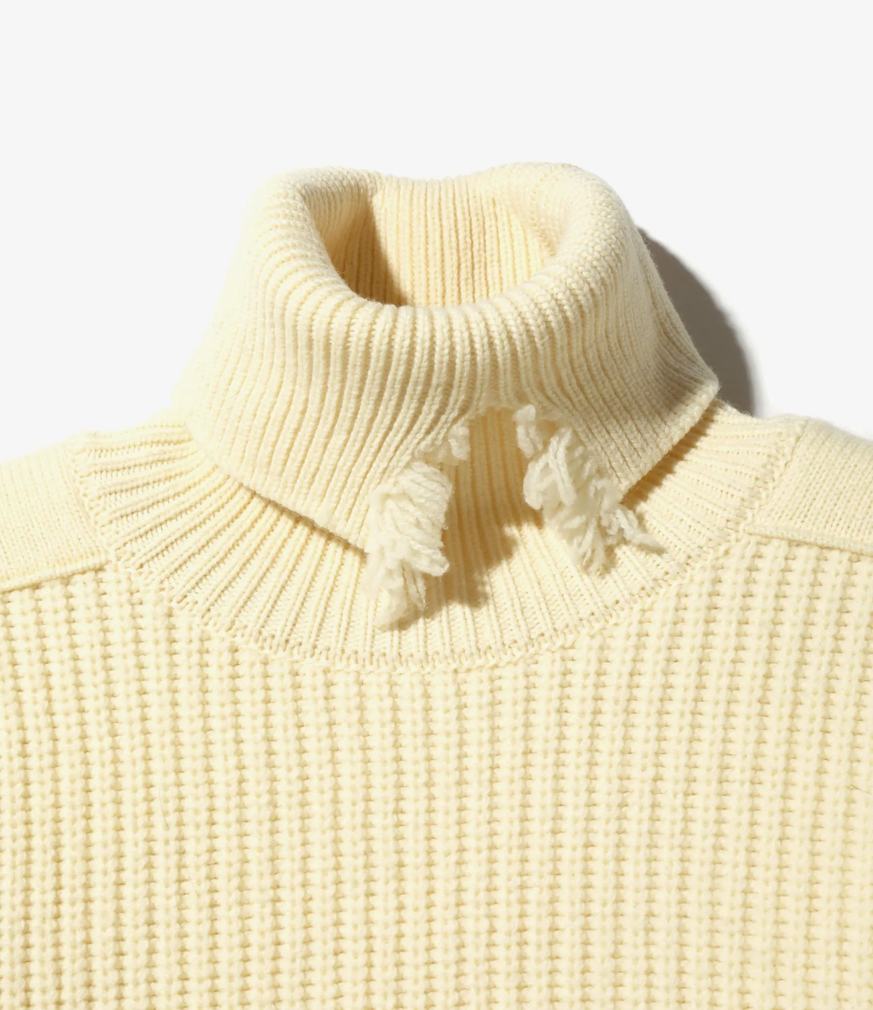 Commando Turtleneck Sweater - Natural