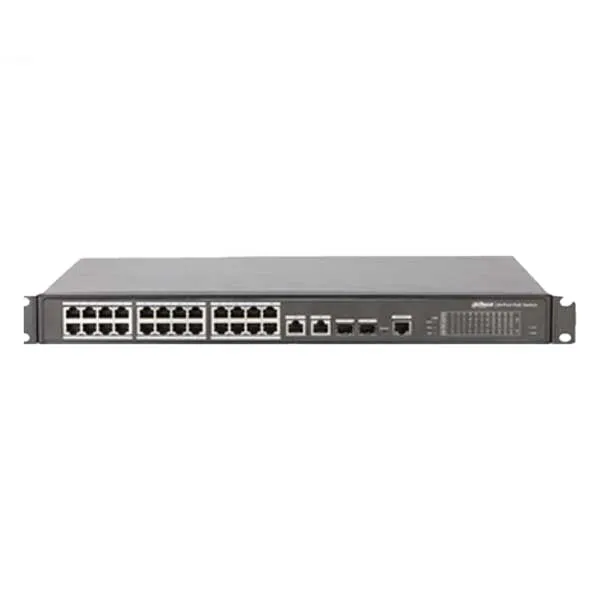 Dahua / PoE Ethernet Switch / 16-Port / 250m PoE / 100-240 VAC / 240W / Managed / PFS4218-16ET-240