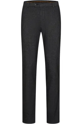 Dark Grey Yarn Dyed Stretch Pants