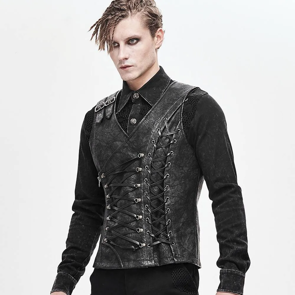 Dark Pirates Lace Up Vest