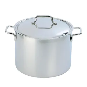 Demeyere Apollo Stock Pot with Lid Stainless Steel