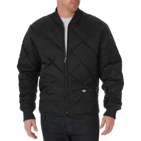 Diamond Quilted Nylon Jacket