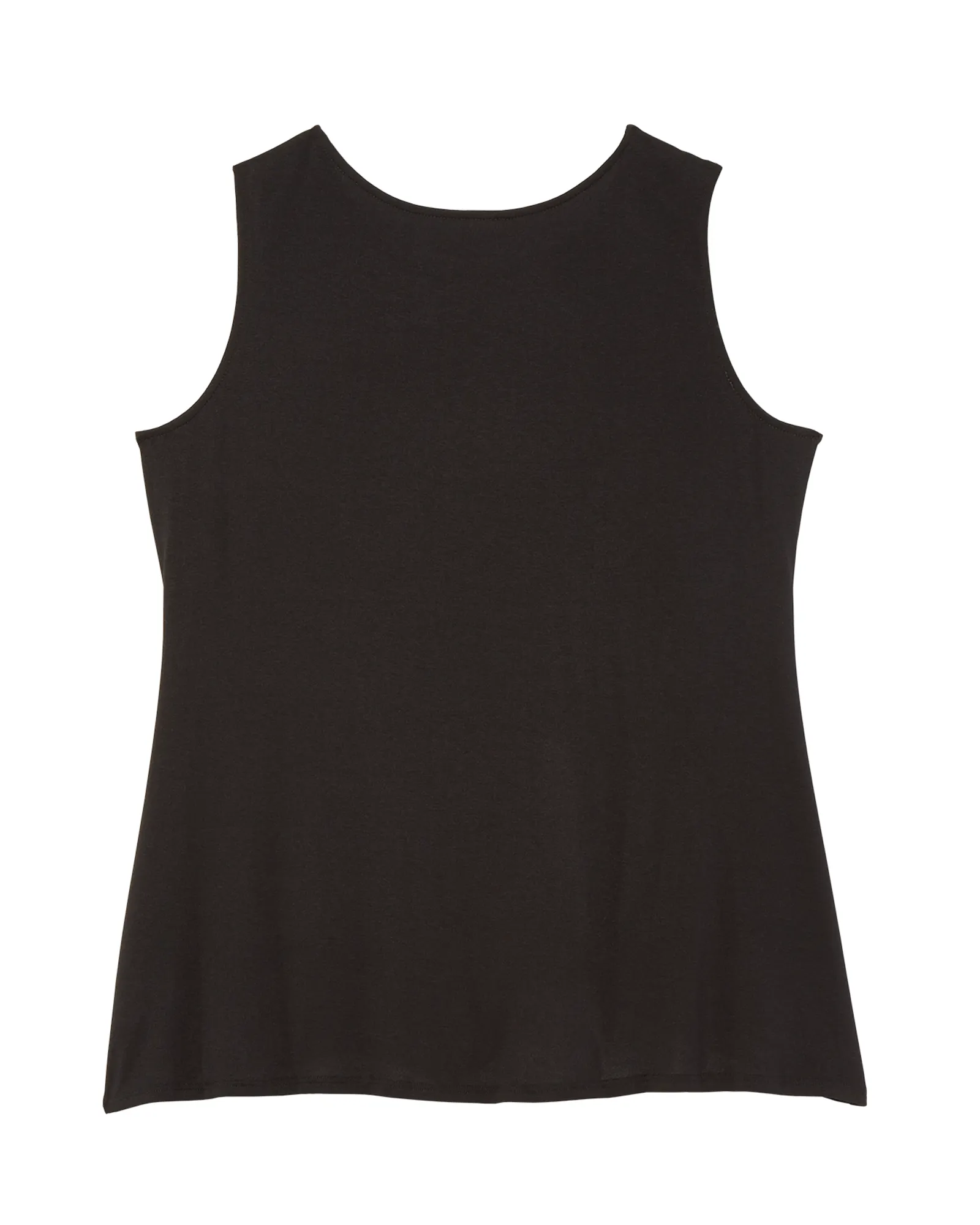 Ellie Sleeveless Gathered Tank | Black