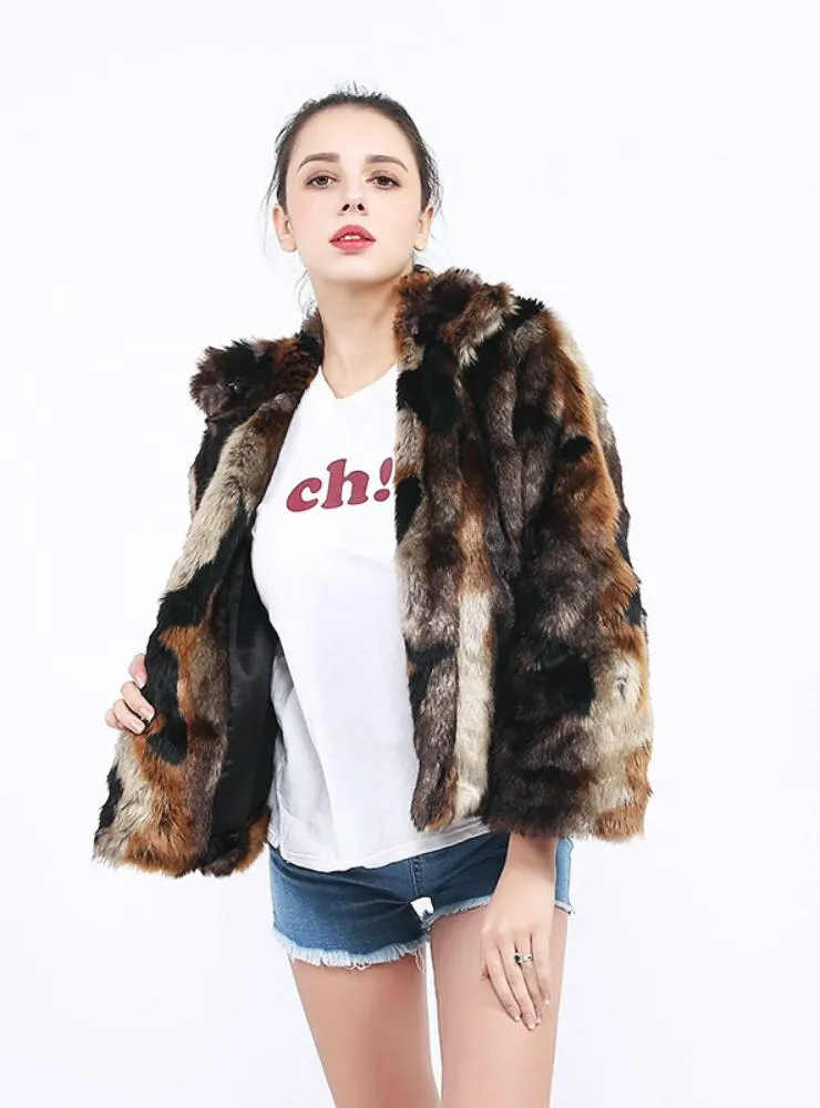 Faux Fur Coat Fur Coat Rabbit Fur Jacket