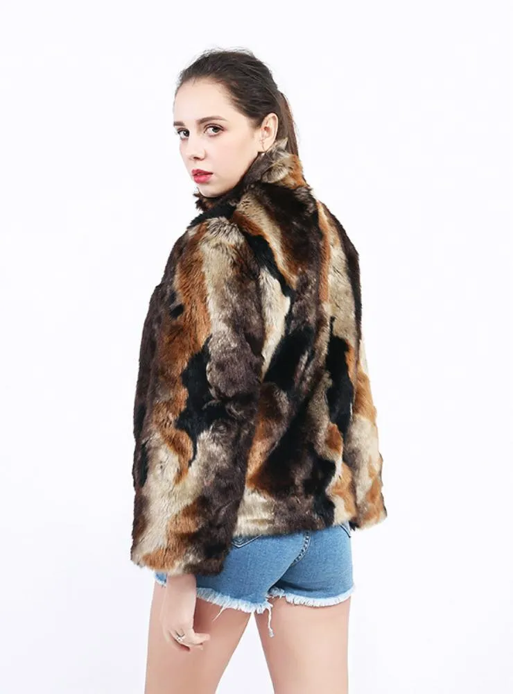 Faux Fur Coat Fur Coat Rabbit Fur Jacket