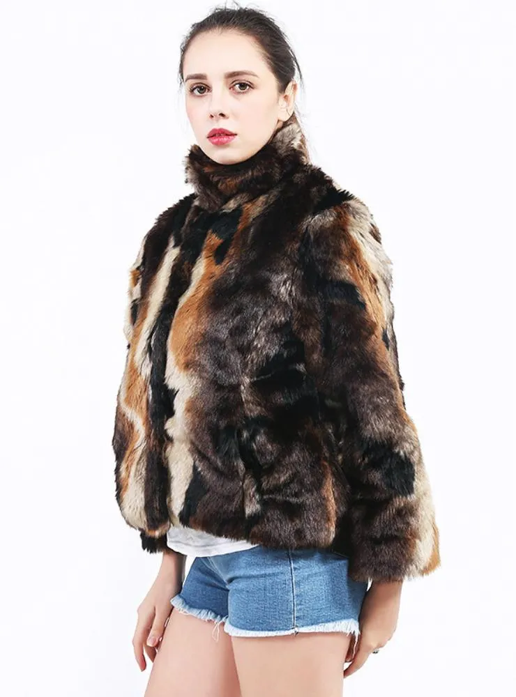 Faux Fur Coat Fur Coat Rabbit Fur Jacket